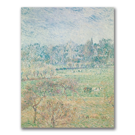 Camille Pissaro 'Autumn Morning' Canvas Art,35x47